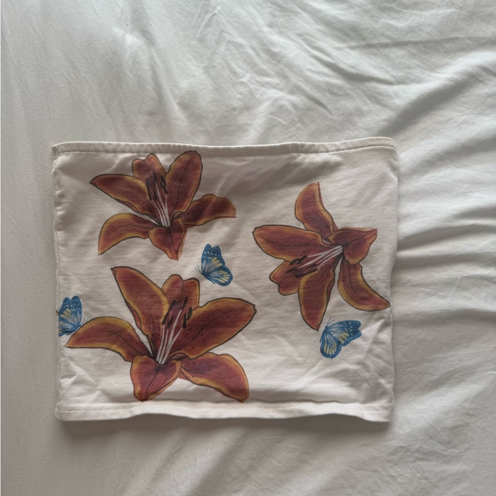 Edikted Cream Tube Top